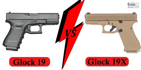 Glock 19 and Glock 19x Weight and Magazine Capacity Comparison