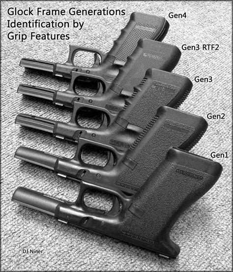 Glock 21 and Glock 21sf side by side