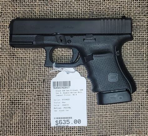 Glock 30 Gen 4 Rear View