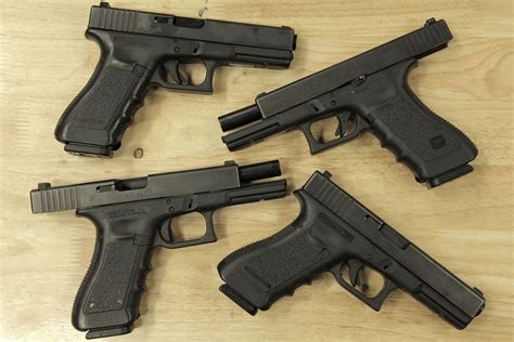 Glock 31 pistol used by police departments