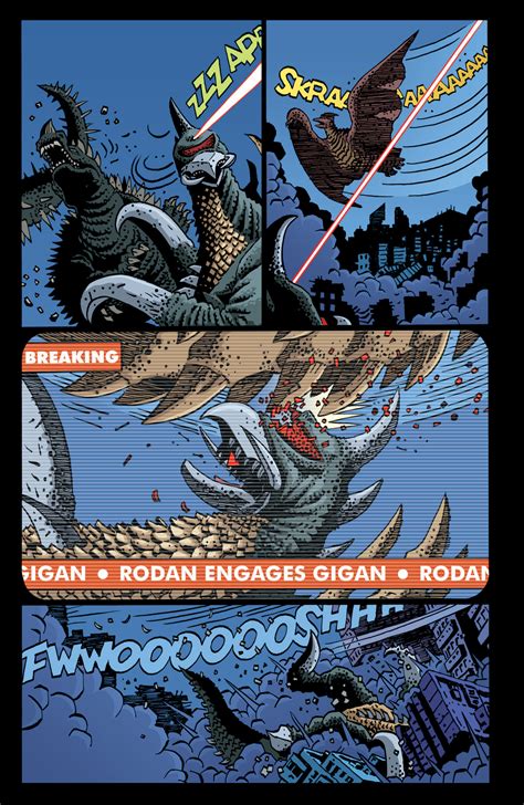 Godzilla Comic Strips