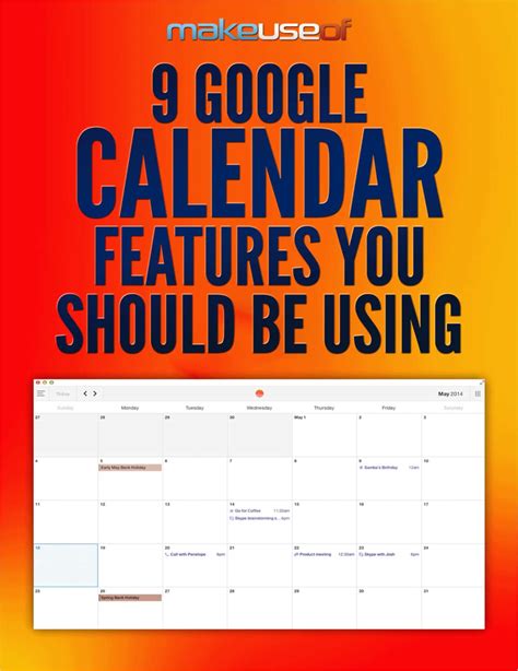 Google Calendar Features