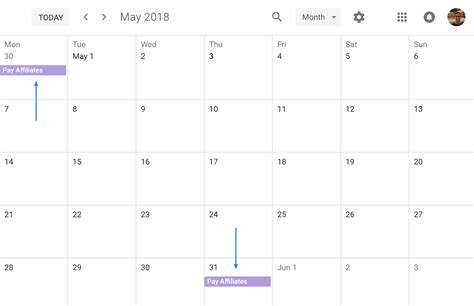 Google Calendar Repeat Events