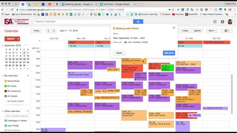 Google Calendar Settings for Zoom Integration