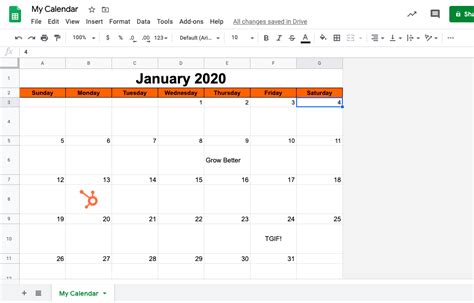 Google Sheets Calendar Add-ons