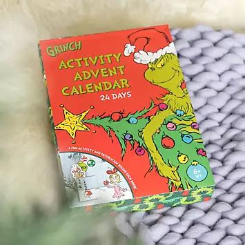 Grinch Advent Calendar Activities