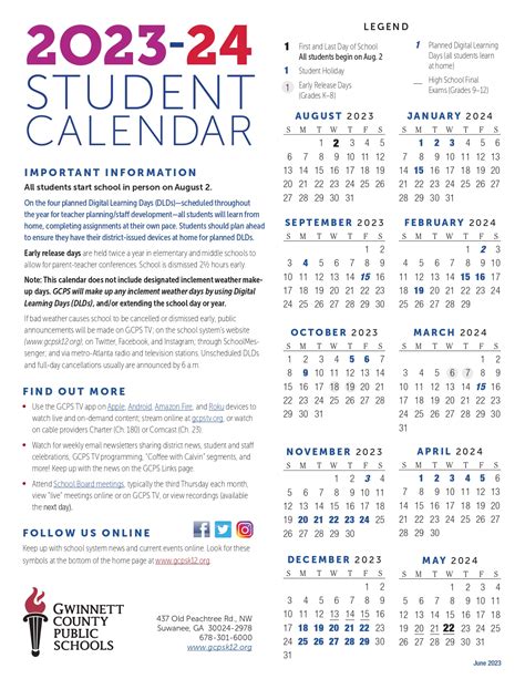 Gwinnett County School Calendar Benefits