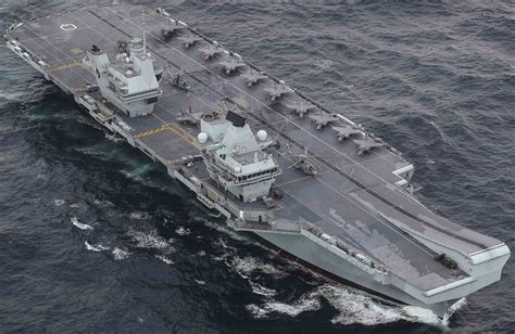 HMS Prince of Wales in dry dock