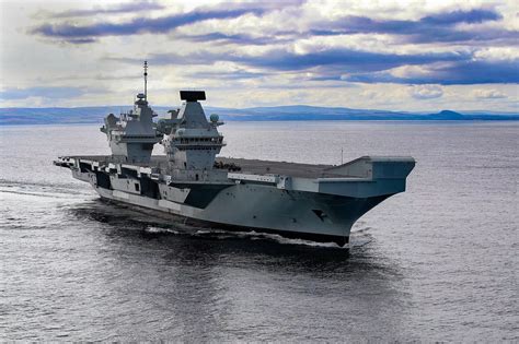 HMS Prince of Wales aircraft carrier UK