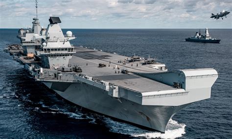 HMS Queen Elizabeth Aircraft Carrier Island