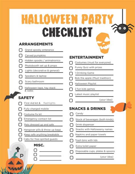 Halloween Party Planner