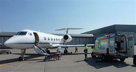 Harrier Jet Medical Evacuation