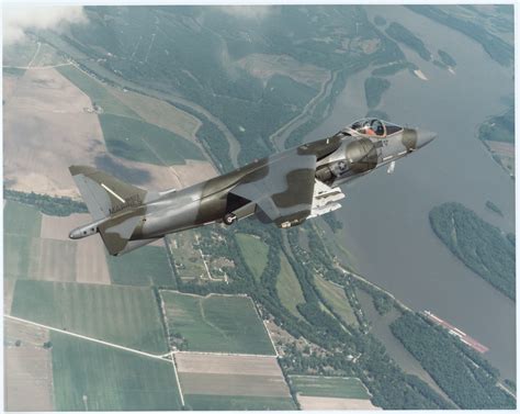 Harrier Plane in Flight