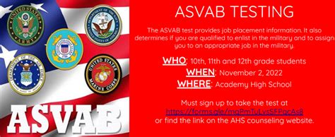 High School ASVAB Testing