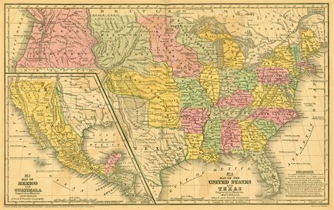 Description of Historical Maps of the US