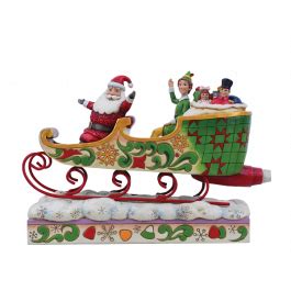 Holiday Cheer Santa Sleigh Picture