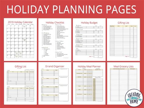 Holiday Planning