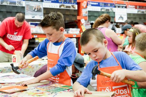 Home Depot Kids Workshop Photos