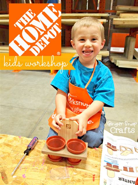 Home Depot Kids Workshop Projects