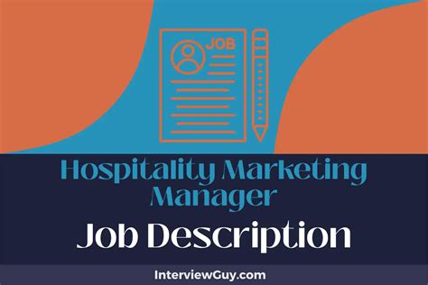 Hospitality Marketing Management Jobs