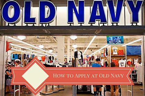 How to Apply for a Job at Old Navy