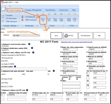 Description of How to Fill Out W2 Form