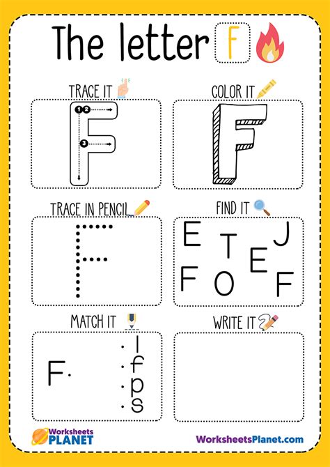 How to Use Letter F Printables