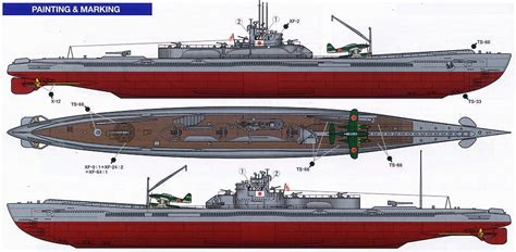 I-400 Submarine Aircraft Carrier Hangar Layout