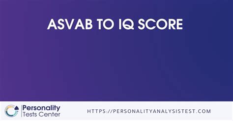 IQ and ASVAB Score