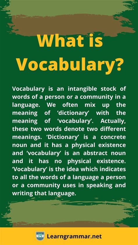 IS Vocabulary Building