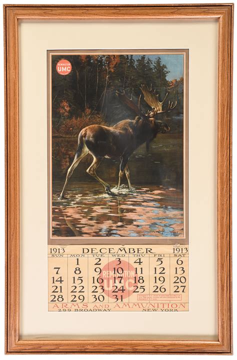 Illustrated 1913 Calendars