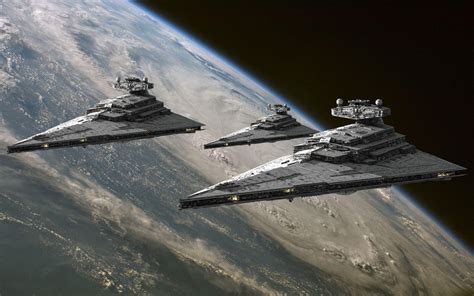 Imperial Star Destroyer ISD-1 in space