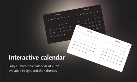 Interactive Calendar Dropdown