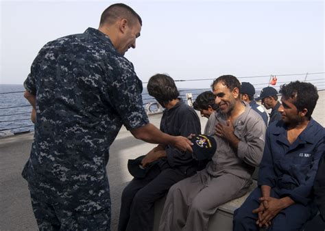 Iranian Mariners US Navy Rescue