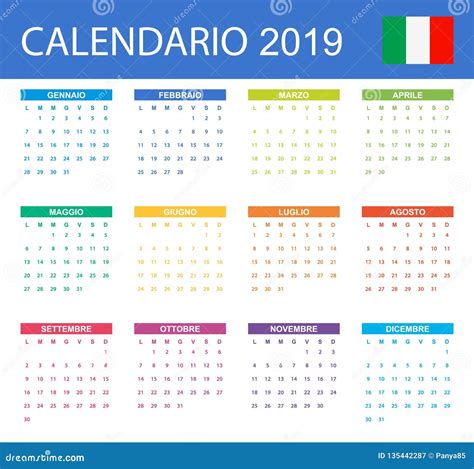 Italian Calendar Overview