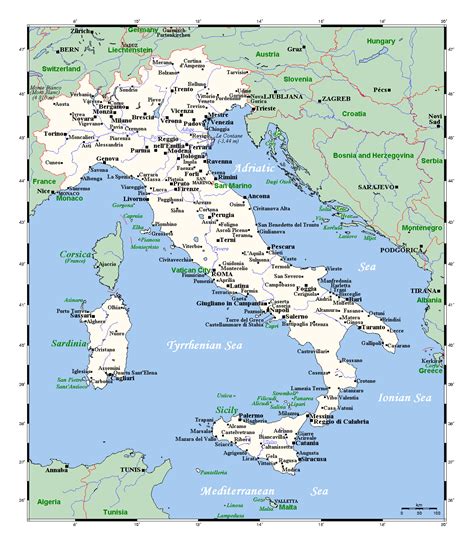 Italian Cities and Towns