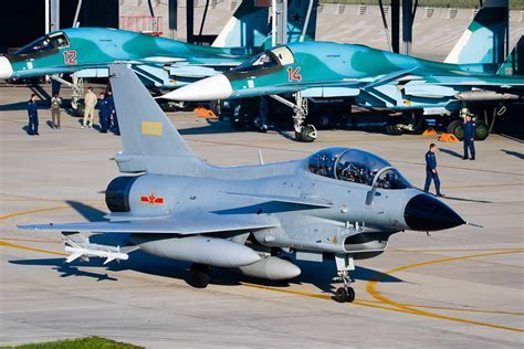 J-10 Fighter Plane Aerial View