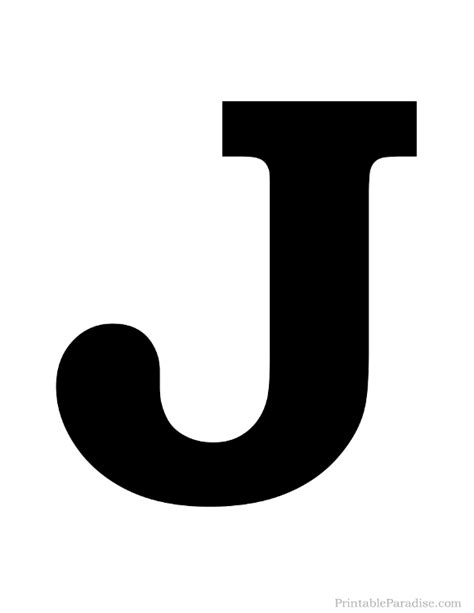 The letter J