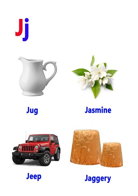 J letter words in literature