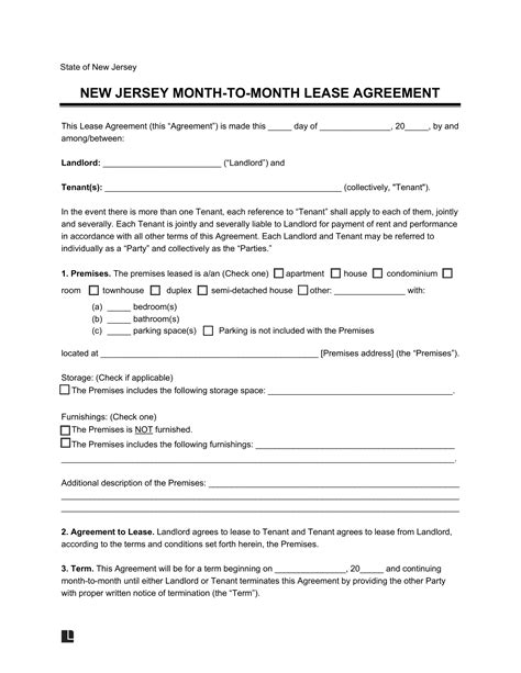 JBLM Rental Agreement