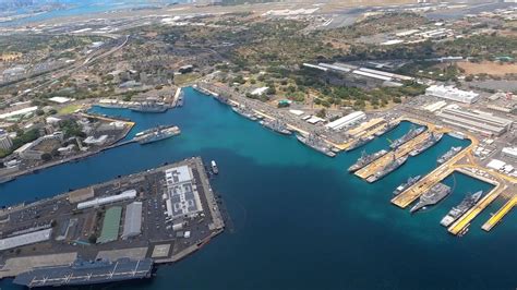 Aerial view of Joint Base Pearl Harbor-Hickam