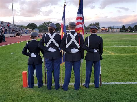 JROTC color guard