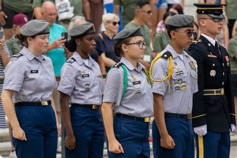 JROTC Cadets Participating in a Citizenship Event