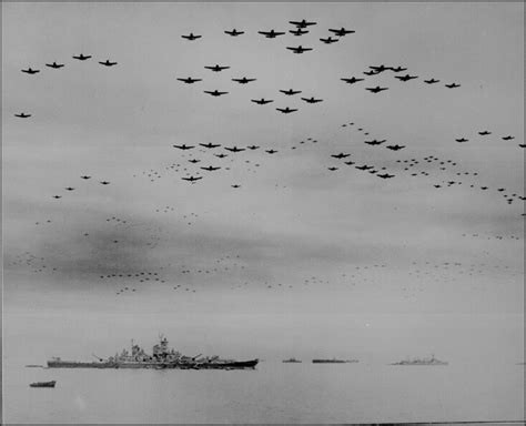 Japanese Bomber Planes in Formation