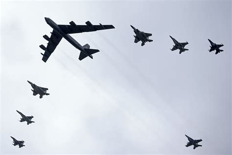 Japanese Bomber Planes in Formation