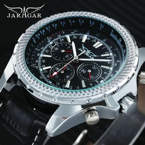 Jaragar Automatic Mechanical Calendar Sport Watches Image 6