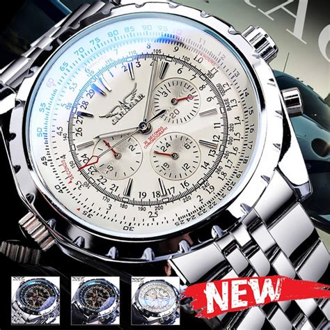 Jaragar Automatic Mechanical Calendar Sport Watches Image 9