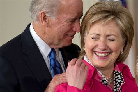 Joe Biden whispering to a child