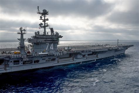 Image of John C Stennis Aircraft Carrier Flight Deck