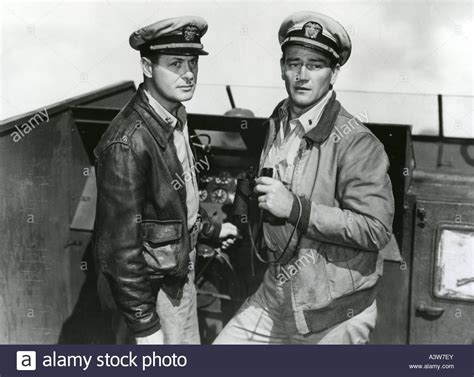 John Wayne and Robert Montgomery in They Were Expendable